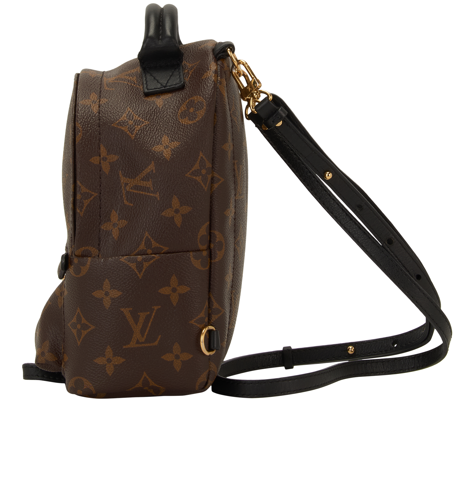 Mini Palm Springs, &pound;995, Handbags, Beige/Brown, Canvas, Bottom view